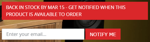 Stock notification