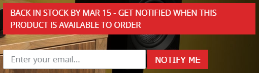 Stock notification